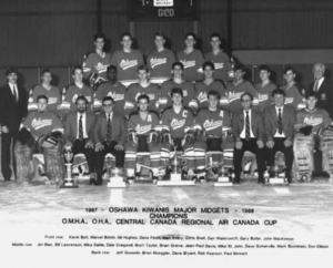 1987-88 Oshawa Kiwanis Major Midget AAA Hockey Team